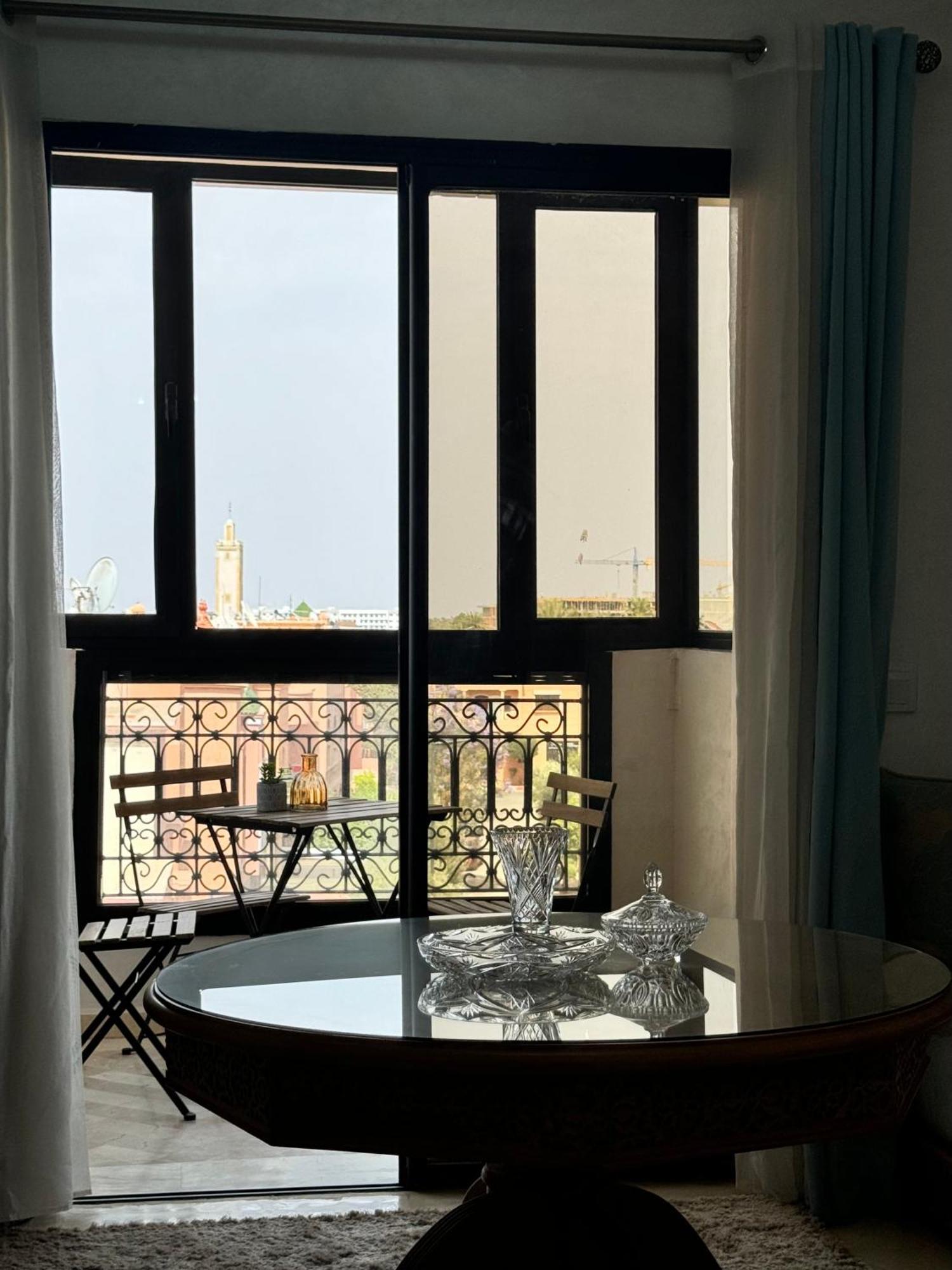 Appartement Malak - Residence Avec Piscine, Wifi, Gardien H24 Marraquexe Exterior foto