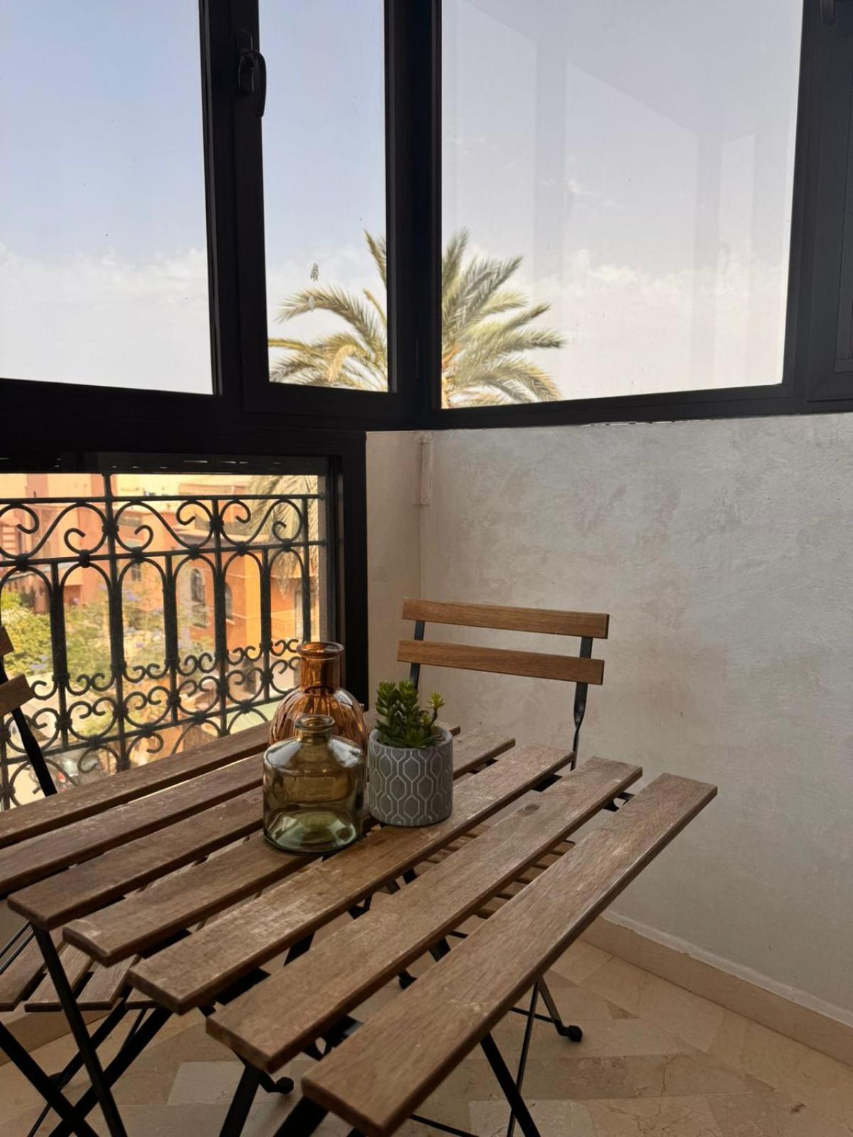 Appartement Malak - Residence Avec Piscine, Wifi, Gardien H24 Marraquexe Exterior foto